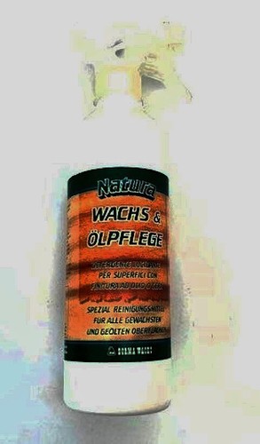 Reinigungsspray für gewachste